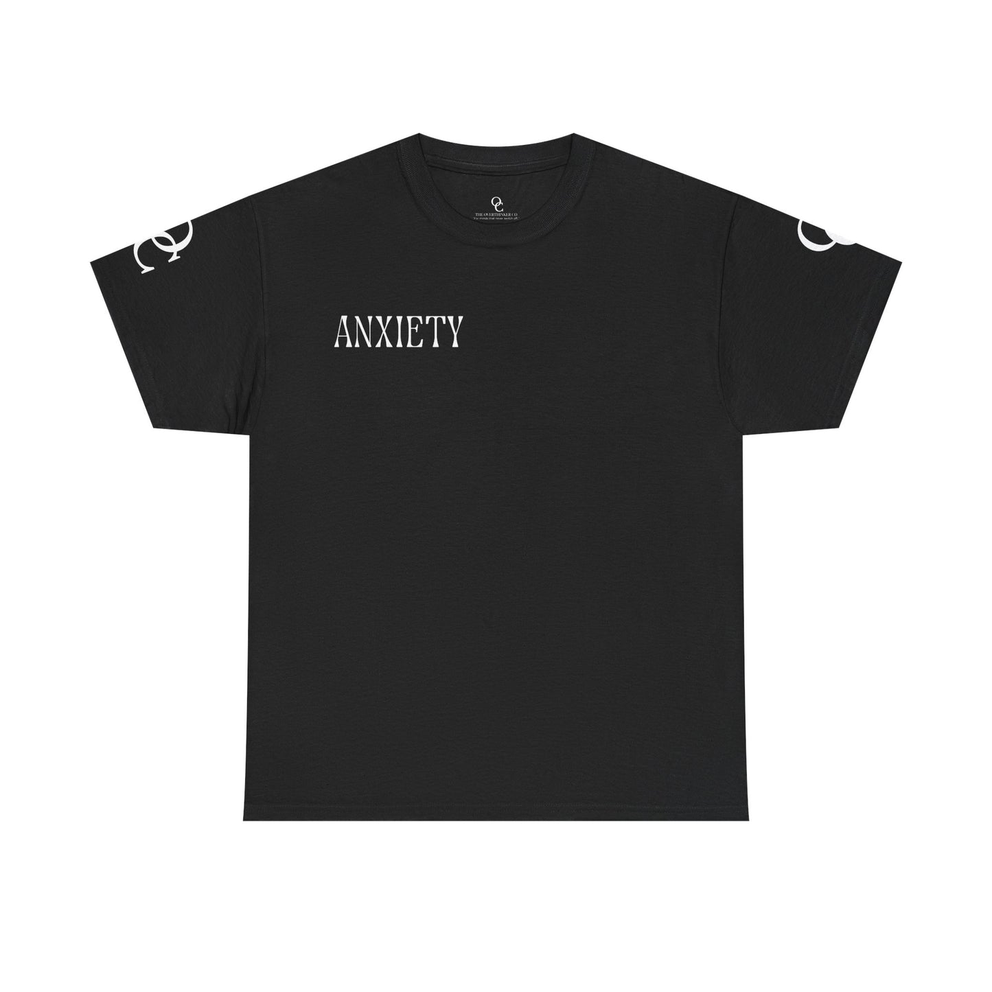 Anxiety Definition T-Shirt – Minimalist Mental Health Graphic Tee | Overthinking & Anxiety Aesthetic Shirt | The Overthinker Co
