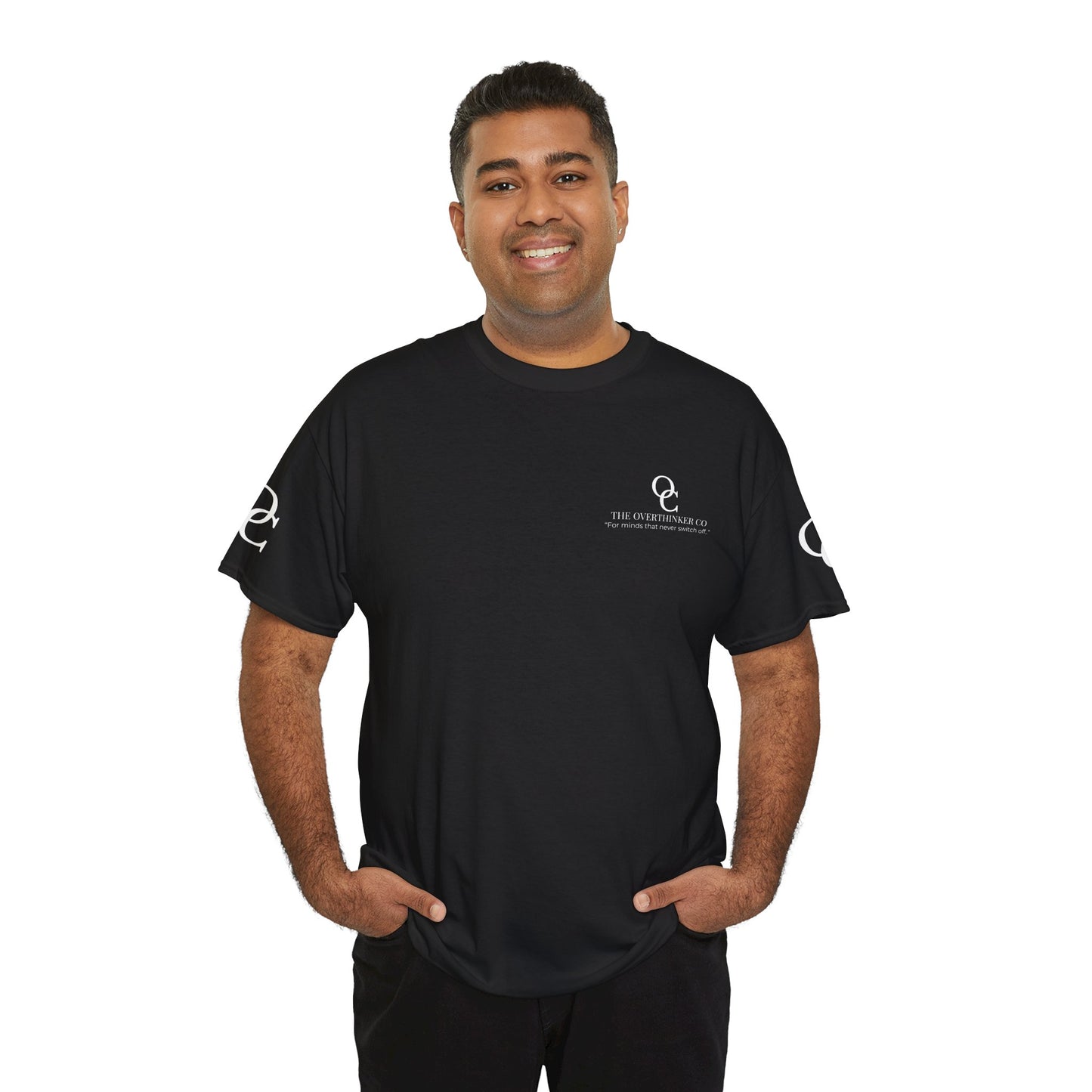 The Overthinker "CODE" Tee– Minimalist Anxiety Street wear