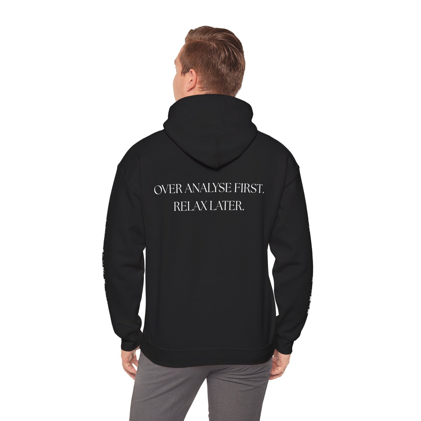 The Professional Overthinker Hoodie – “OVER ANALYSE FIRST. RELAX LATER.” Street Wear