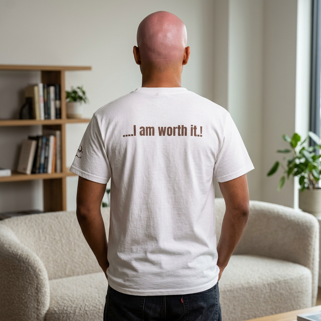 I Am Worth It T-Shirt – Minimalist Self-Worth Statement Tee | The Overthinker Co