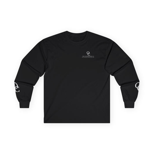 Physically Here, Mentally Not Long Sleeve Tee – Minimalist Overthinking Street wear