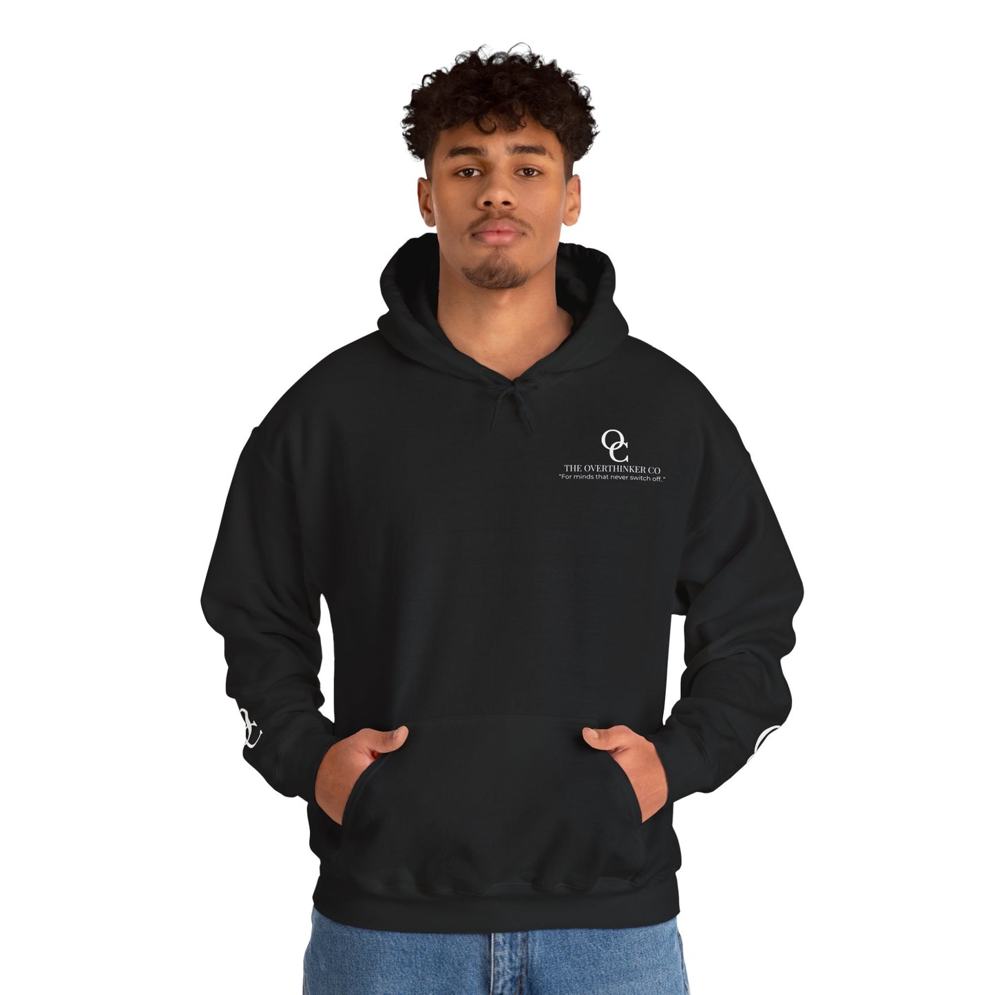 "Physically Here, Mentally Not." - Hoodie - Minimalist Street Wear