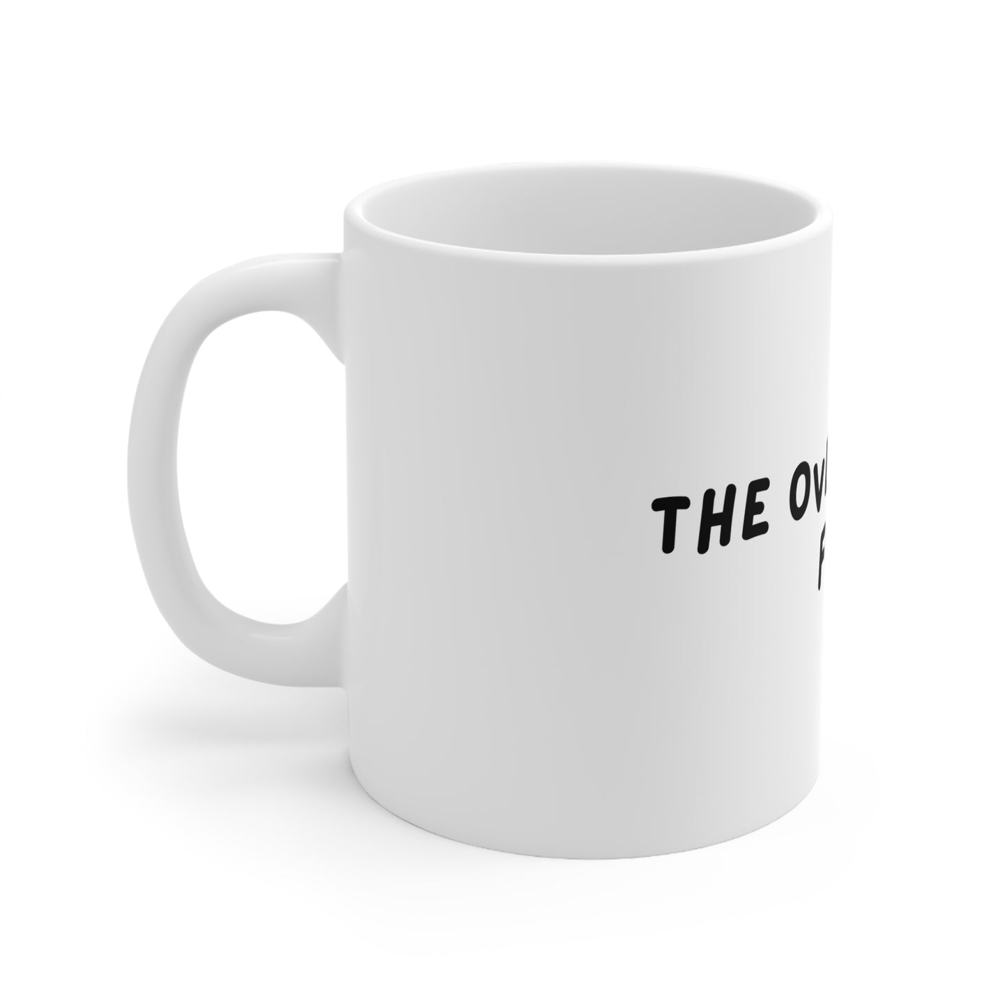 THE OVERTHINKER’S FUEL CERAMIC MUG – Funny Coffee Mug for Overthinkers