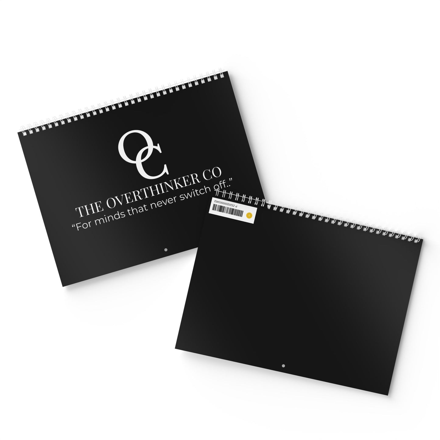 The Overthinker Co 2026 Wall Calendar – Minimalist Mental Chaos Edition | Overthinking & Anxiety Aesthetic Calendar