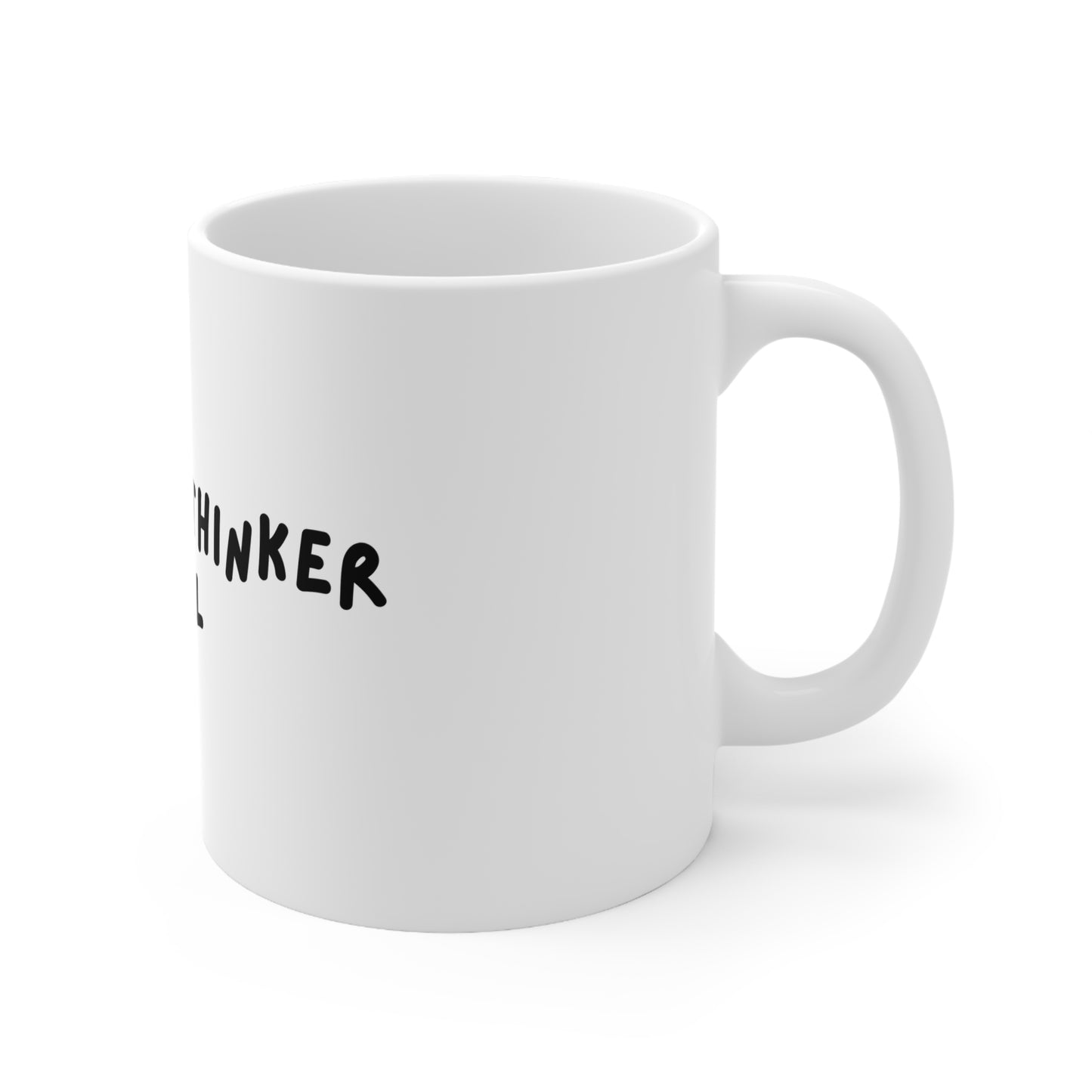 THE OVERTHINKER’S FUEL CERAMIC MUG – Funny Coffee Mug for Overthinkers