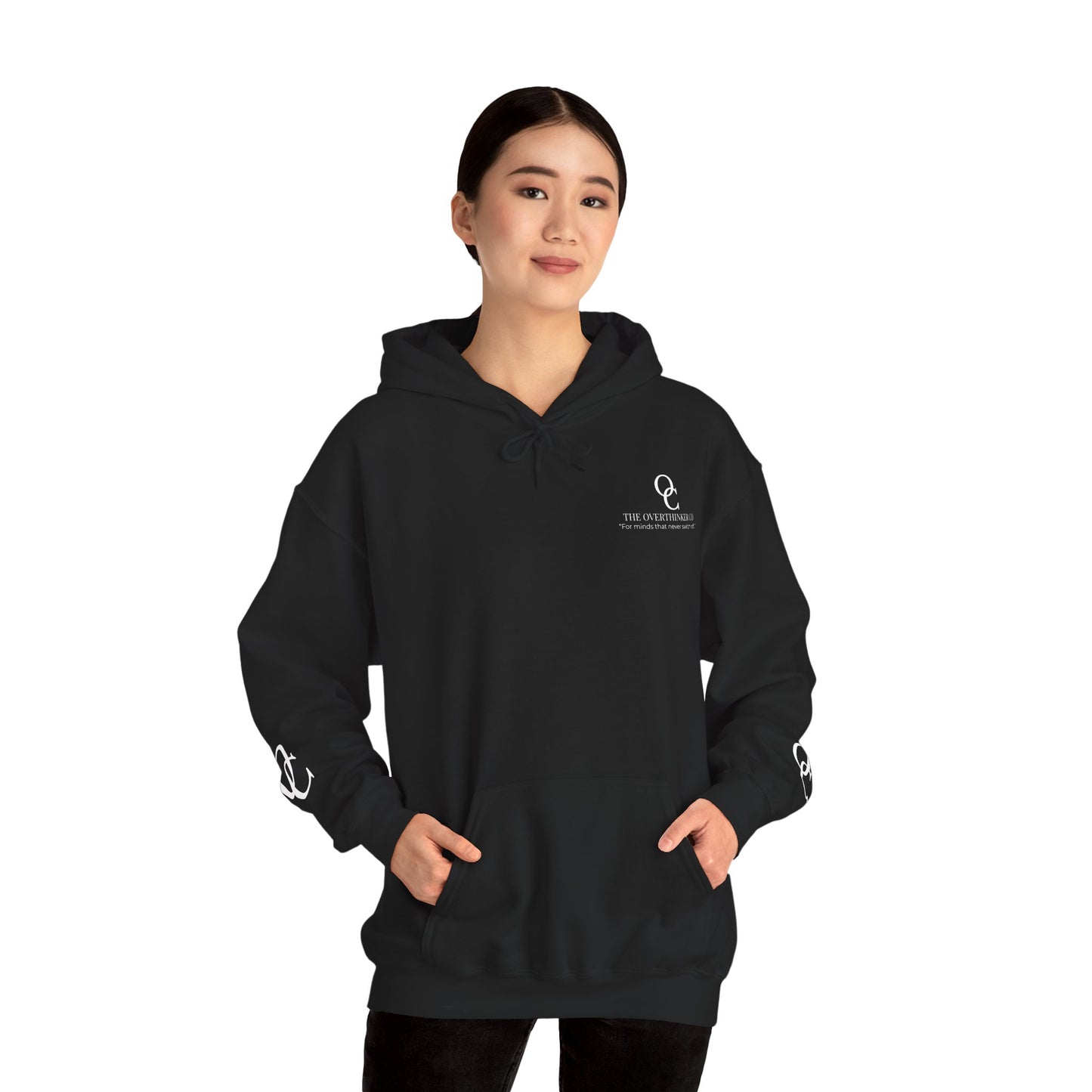 "Physically Here, Mentally Not." - Hoodie - Minimalist Street Wear